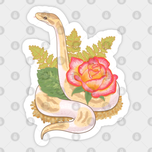 Pilot the Ball Python Sticker by starrypaige